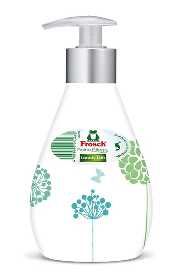 Tekoče milo, Frosch pure care sensitive, 300 ml