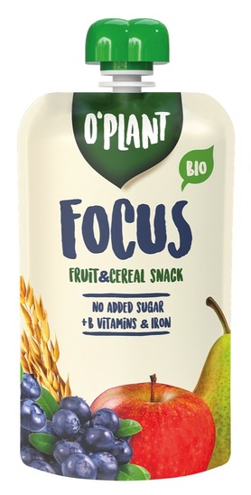 Bio sadna kašica, Focus Pouch, O'Plant, 200 g