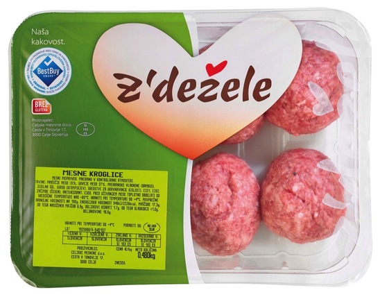 Mesne kroglica Zdežele, 480 g