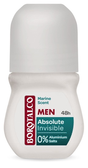 Deodorant roll on, Absolute invisible, Borotalco, 50 ml