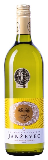 Janževec, kakovostno belo vino, Radgonske gorice, 1 l