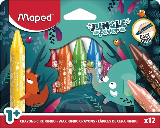 Voščene barvice, Jungle Fever, Maped, 12/1