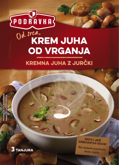 Kremna juha z jurčki, Podravka, 60 g