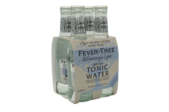 Gazirana pijača, Refreshingly Light Indian Tonic Water, Fever Tree, 4 x 0,2 l