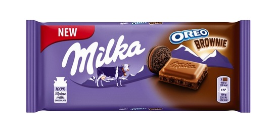 Čokolada Oreo Brownie, Milka, 100 g