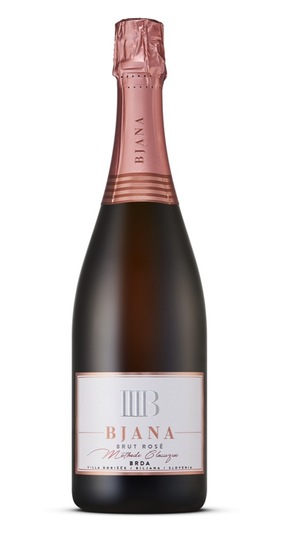 Bjana Brut Rose, peneče vino, Bjana, 0,75 l