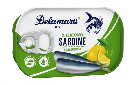 Sardine z limono, Delamaris, 90 g