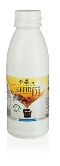 Kefir z vitaminom D3, Planika, 500 g