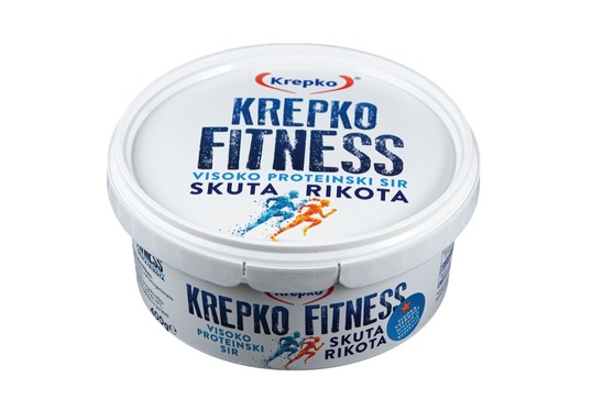 Skuta rikota Fitness, Krepko, 400 g