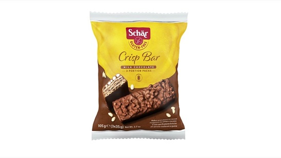 Napolitanka oblita s čokolado, brez glutena, Schar, 105 g