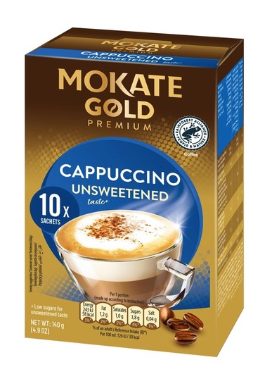 Cappucino Latte, nesladkan, Mokate, 140 g