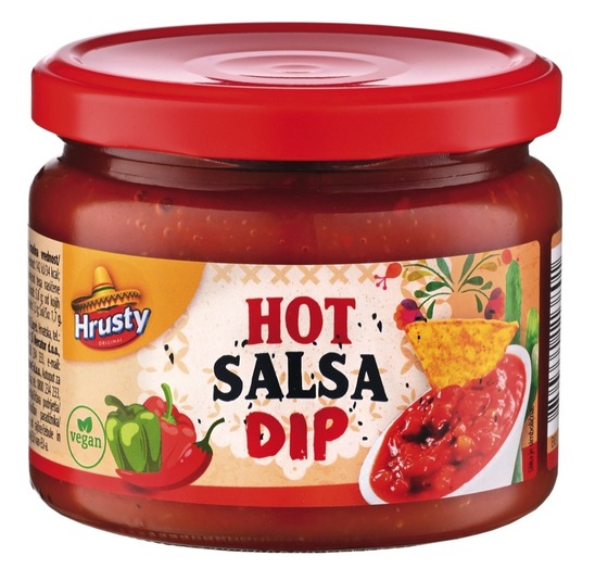 Omaka Tortilla Dip, hot, Hrusty, 300 g