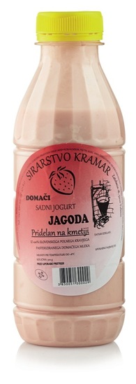 Sadni jogurt jagoda, Kramar, 500 g