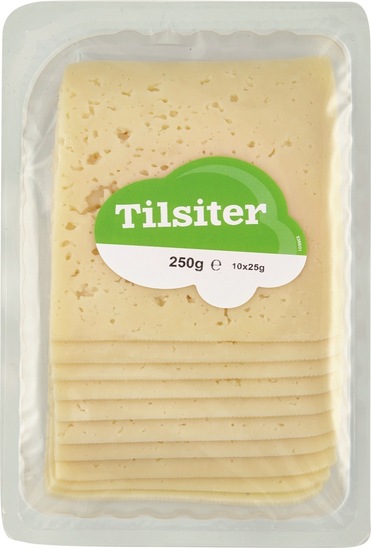 Sir Tilsiter, v rezinah, 250 g