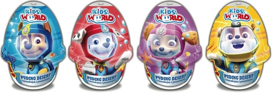 PudIng čokolada vanilija s presenečenjem  KID'SWORLD 70 g