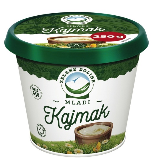 Mladi kajmak, Zelene Doline, pakirano, 250 g