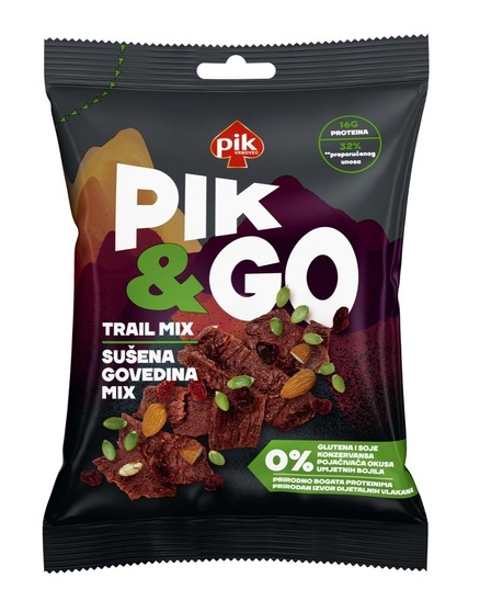 Sušena govedina mix, Pik&GO, 50 g