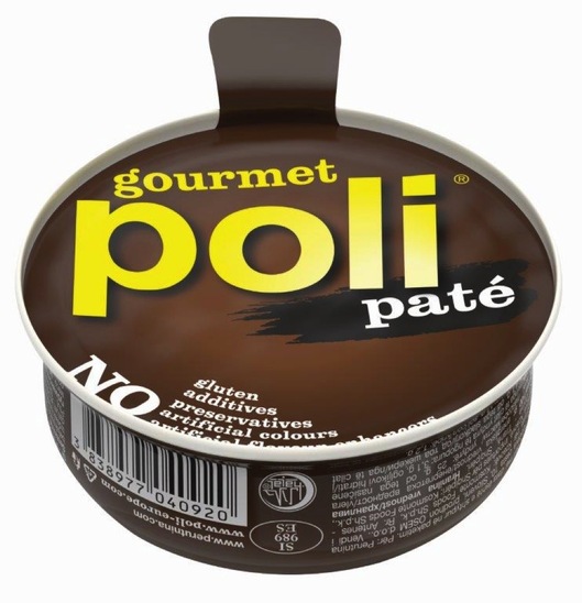 Pašteta pate, Gourmet, Poli, 95 g