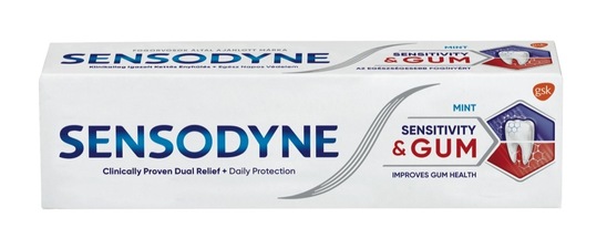 Zobna pasta za občutljive zobe Sensitivity & Gum, Sensodyne, 75 ml