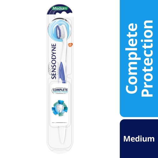 Zobna ščetka Complete Protection za ljudi z občutljivimi zobmi, Sensodyne, Medium