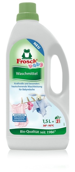 Detergent za pranje perila, Baby, Frosch, 1,5 l