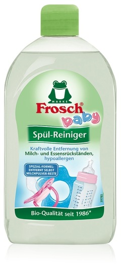 Detergent za ročno pomivanje otroške stekleničke Frosch, 500 ml
