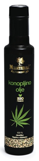 Bio konopljino olje, Mediterra, 250 ml