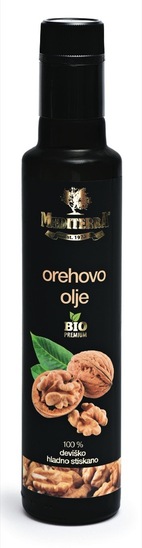 Bio orehovo olje, Mediterra, 250 ml