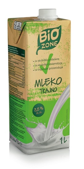 Trajno mleko, 3,5 % m. m., Bio Zone, 1 l