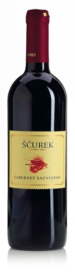 Cabernet sauvignon, vrhunsko rdeče vino, Ščurek, 0,75 l