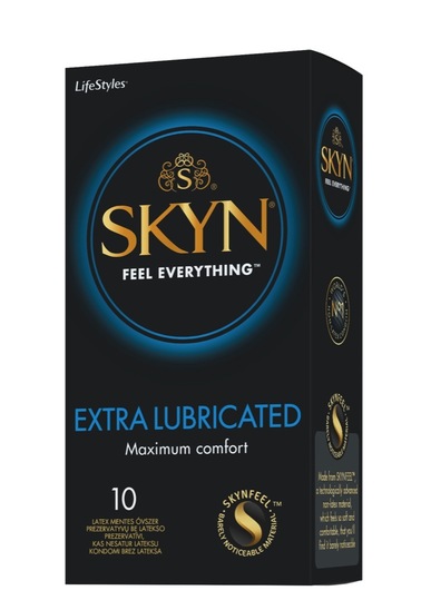 Kondomi, extra lubricated, Lifestyles, Skyn