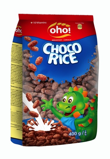 Kosmiči Choco rice, Oho, 400 g