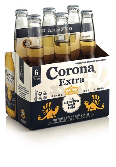 Pivo, Corona Extra, 4,5 % alkohola, 6 x 0,355 l