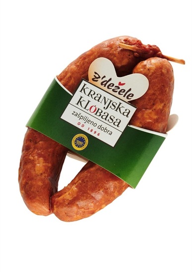 Kranjska klobasa, Z'dežele, ZGO, pakirano, 460 g