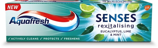 Zobna pasta Senses Eucaplyptus, Aquafresh, 75 ml