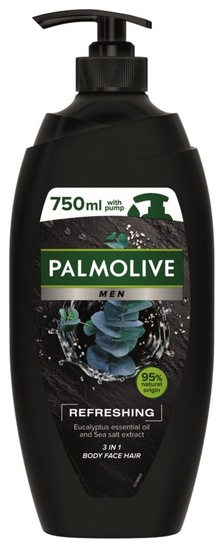 Moški gel za prhanje Refreshing, Palmolive Men, 750 ml