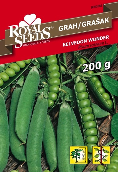 Seme Grah, Kelvedon Wonder, Royal Seeds, 200 g