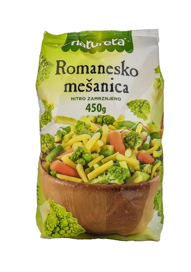 Romanesko zelenjavna mešanica, Natureta, 450 g