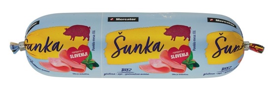 Šunka, Mercator, pakirano, 400 g