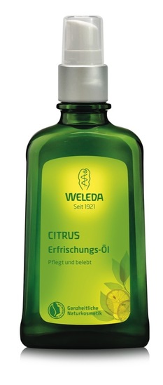 Osvežilno olje za telo, limona, Weleda, 100 ml