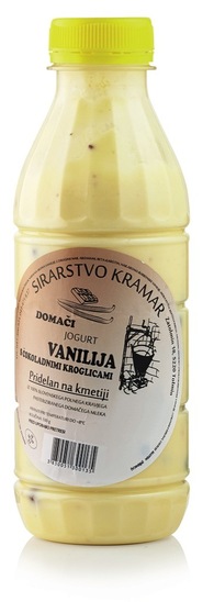 Sadni jogurt vanilija s čokoladnimi kroglicami, Kramar, 500 g