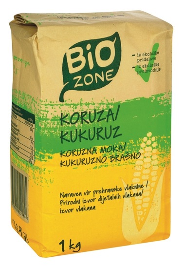 Polnozrnata koruzna moka, Bio Zone, 1 kg