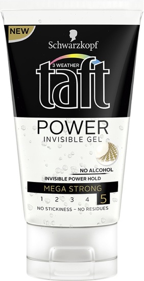 Gel za lase Taft Power Invisible, 150 ml