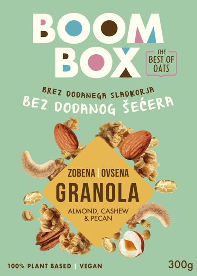 Granola oreščki, Boom Box, 300 g