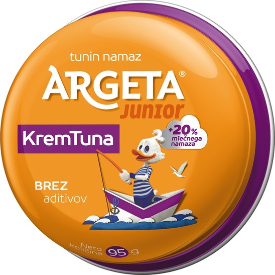 Krem tuna pašteta Junior, Argeta, 95 g