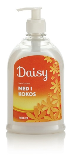 Tekoče milo, med in kokos, Daisy, 500 ml