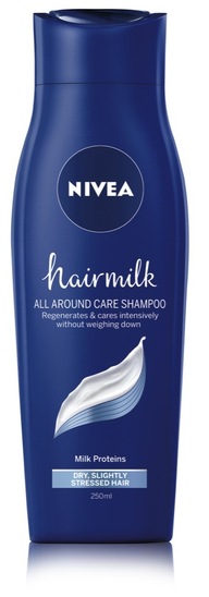 Šampon za lase Nivea Hairmilk, 250 ml