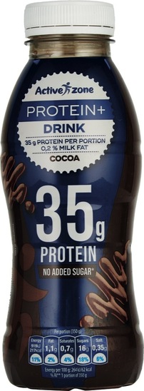 Proteinski napitek, čokolada, Active zone, 350 ml