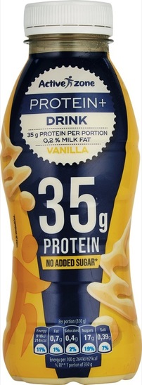 Proteinski napitek, vanilija, Active zone, 350 ml