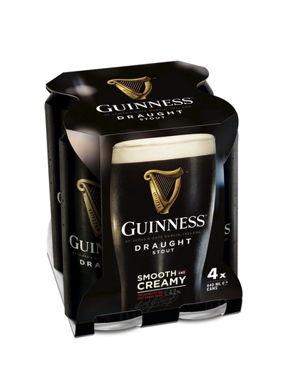 Pivo Guinness, 4,2 % alkohola, 4x0,44 l